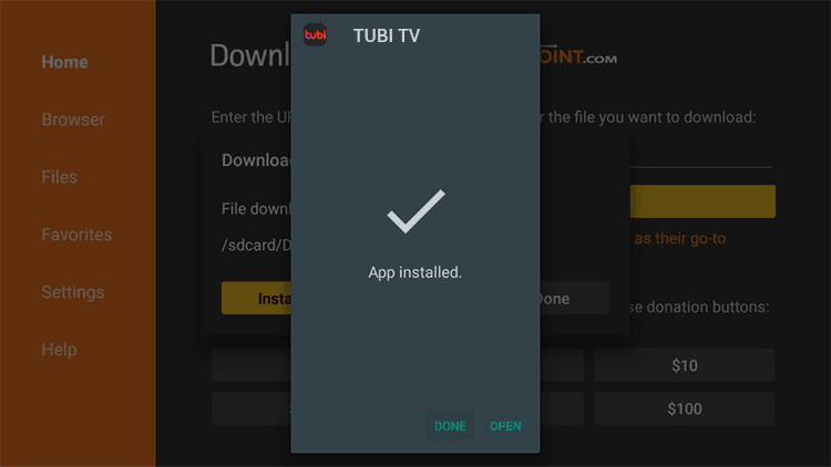 install tubi tv mod apk on firestick and firetv 4k devices